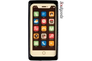 SOULGOODS Teléfono móvil - Chocolate iPhone | Teléfono comestible | Regalo de cumpleaños Pascua | Caramelo sin alcohol | Chocolate con leche | Paquete de regalo