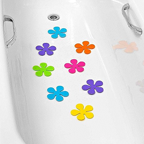 Premium Antirutsch-Sticker für Wanne oder Dusche Anti-Rutsch-Aufkleber Duschmatte Badewannen-Matte Saugmatten bunt - 2