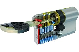 TESA ASSA ABLOY Tesa 3010287 - Tx85 / 80 - cilindro di sicurezza (latonado)