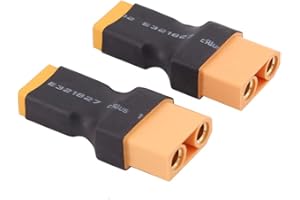 OliRC 2 pcs Mâle XT60 XT-60 à Femelle XT90 XT-90 Connecteur Adaptateur (C97-2)