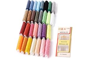 OPXTO Guttermann Bobine de fil en polyester pour machine à coudre Brother, Babylock, Janome, Singer, Pfaff, Husqvarna, Bernina - 30/60 couleurs