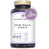 Biotina Zinc Selenio Hierro. Vitaminas para el Cabello. Crece pelo, u&ntilde;as y crece barba. Cuidado de la piel. Anticaida cabello
