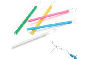 AKIDOS Pack de 5 Enhebradores de agujas de coser de Colores - enhebrador Para Máquina de Coser, Bordado y Manualidades - Ideal para Hilos Finos y Gruesos - Protege tu Vista y Facilita la Costura Rápida y Pre