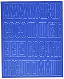 Brand New Item Graphic Products Permanentes Vinilo Adhesivo Letras y números 2 \"-Gothic/Azul