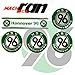 Produktbild Hannover 96 Aufkleber / Sticker / Gesichtaufkleber FCB etiqueta engomada / autocollant H96