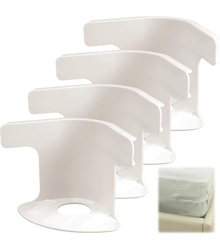 Ayolofei Bettlakenhalter 4 Stück - Silikon Clips Für Fest Sitzende Bettwäsche