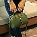 Produktbild TRDyj Tasche weibliche Mutter aus weichem Leder kleine quadratische Tasche einfache Wildleder weibliche Tasche Damen Messenger Bag kleine Tasche schwarz (Farbe : Grün)