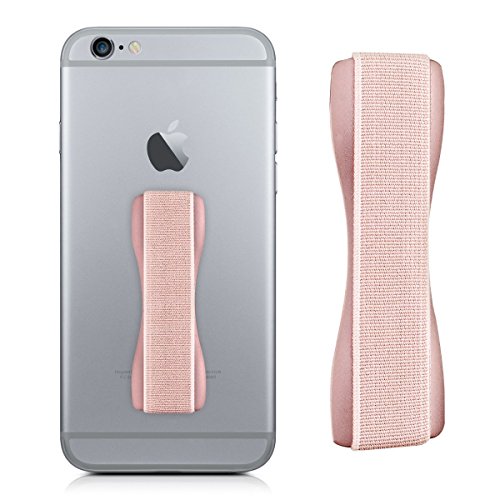 2 x Leathlux Finger-Halterung Griff, Smartphone Halter fÃ¼r Verbesserte Einhandbedienung | FÃ¼r iPhone 7, Samsung Galaxy S8, Huawei Honor 9 und mehr Rosegold