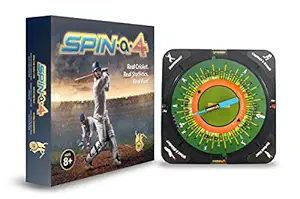 Ken Interactive Spin.A.4 Cricket Game Based on Real Cricketing Data (Black)