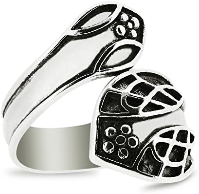 Sterling Silver Antique Finish Rustic Sylvan Spoon Motif Ring