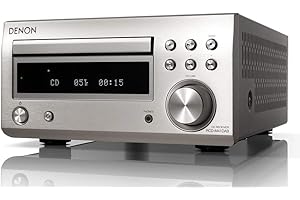 Denon D-M41DAB DAB&Plus; HiFi Receiver mit Bluetooth Silber