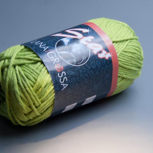 Lana Grossa Star 037 green glow 50g Wolle