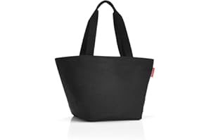 reisenthel shopper Geräumige Shopping Bag und edle Handtasche in einem Aus wasserabweisendem Material, Czarny, Jeden rozmiar, TORBA