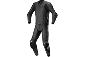 Alpinestars Tuta da moto da uomo, in pelle, 2 pezzi