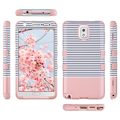Note 3 caso Galaxy Note 3 Funda Carcasa ULAK serie colorida resistencia de choque 3in1 anti deslizamiento caso de la nota 3 h brido con la caja dura flexible suave del protector de la piel del silic n interno - oro de rose reviews Note 3 caso Galaxy Note 3 Funda Carcasa ULAK serie colorida resistencia de choque 3in1 anti deslizamiento caso de la nota 3 h brido con la caja dura flexible suave del protector de la piel del silic n interno - oro de rose