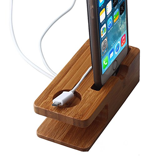 Senhai madera 2 en 1 Carga de soporte del muelle de la estaci n de la horquilla Holder Accesorio para Apple Seguir iWatch 38mm y 42mm y el iPhone 5 5s 6 iPhone 6 Plus bamb Senhai madera 2 en 1 Carga de soporte del muelle de la estaci n de la horquilla Holder Accesorio para Apple Seguir iWatch 38mm y 42mm y el iPhone 5 5s 6 iPhone 6 Plus bamb