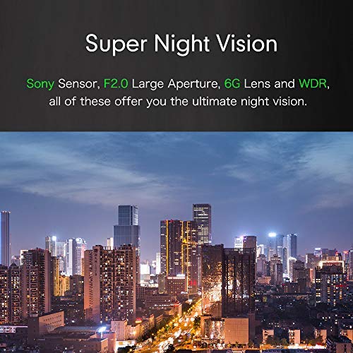 SuperEye Dashcam Auto Dash Camera Auto Autokamera Mit Bewegungserkennun G-Sensor SONY-Linse Nachtsicht Full HD 1080P Mini Dash Cam 170°DVR Rekorder WDR Loop-Aufnahme Parkmonitor - 4