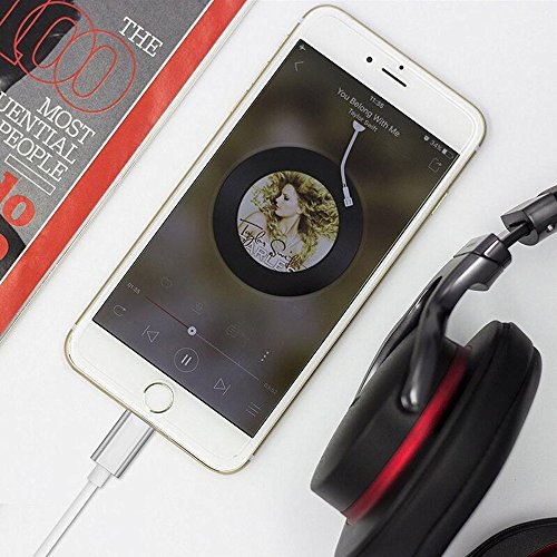 Vimmor Lightning    3 5mm  M  le    M  le  Cordon Adaptateur C  ble Audio Splitter pour iPhone 5 iPhone5S iPhone5SE iPhone6 iPhone7  iPads  T  l  phones Android  Home   Car Stereos  Pas de Syst  mes de Support au-Dessus de IOS10 3