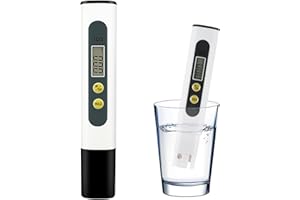 ZHONGSHUANG TDS Meter Digital Water Tester, Water Testing Kits For Drinking Water Water Quality Meter Lcd Pen With 0-9990 Ppm Measurement Range,Water Testers For Drinking Water,Aquariums,Hydroponics,Pool