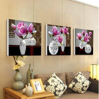 Modern Minimalist Frame Painting Living Room Decorations Sofa Backdrop Bedrooms Bedside Murals Living room/Bedroom/Restaurant/Bar/Coffee Shop/Study/Christmas,60CM*60CM*60CM,Q