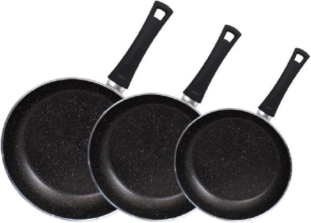 Mehtap 3Lü Granit Tava Seti 18-22-26Cm