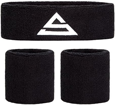 Sports Stable sweatbands- Absorbent sweatband set for your wrists and head. -One headband and a pair of wristbands included