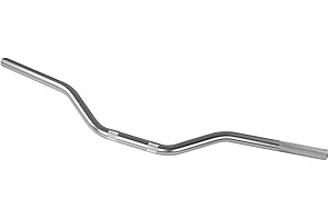 A-PRO Guidons Aluminium Moto ATV Diametre 22 mm Universel ATV Motard Argent