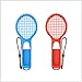 Produktbild Tennis Rackets für Nintendo Switch, moonlux 2 Stück Tennisschläger für Nintendo Switch Joy-Con Controllers für Mario Tennis Aces, ARMS and Motion Sensing Spiele