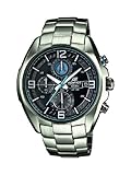 Casio Herren-Armbanduhr XL Edifice Analog Quarz Edelstahl EFR-529D-1A2VUEF