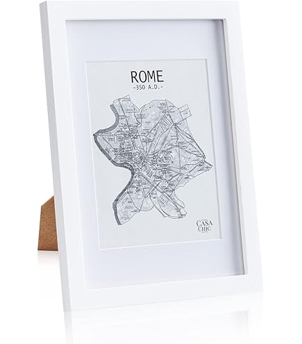 Clamaro 'COLLAGE' Picture Frame 28x43 Handmade | Black Matt | Modern Angular Frame Made From MDF Wood With Acrylic Glass Pane, Back Board And Metal Hanger (horizontal And Vertical