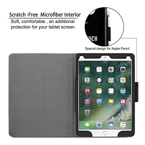 iPad Pro 10,5 Hülle,Infiland Slim Fit Folio PU-lederne dünne Kunstleder Schutzhülle Cover Tasche für Apple Neu iPad Pro 10,5″ Display 2017(mit Auto Schlaf / Wach Funktion)(Don’t Touch) - 4