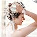 Fypo Shampoo Brush Scalp Massaging Head Massager Comb Shower Massage Cleaning Clean Hair Brush ( Green )