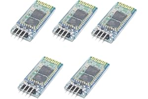 TECNOIOT 5pcs HC-06 Arduino HC06 Wireless Bluetooth Module with Slave Base