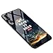 Produktbild TAITOU Huawei P20 Case, Eye-Catching Artical Excelling Texture Print Glass Mirror Back Slim Cover, Cool Ultralight Thin 4 In 1 Bumper Phone Case For Huawei P20 Stars Nebula