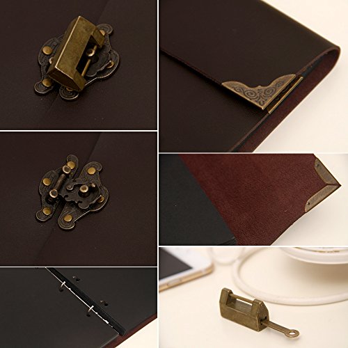 Album de la foto DIY con el Album del cuero de la antig edad del lbum de la cerradura de la goma de la pasta pega el lbum hecho a mano Anuario Brown 1PCS 20 6cmX27 2cm reviews Album de la foto DIY con el Album del cuero de la antig edad del lbum de la cerradura de la goma de la pasta pega el lbum hecho a mano Anuario Brown 1PCS 20 6cmX27 2cm