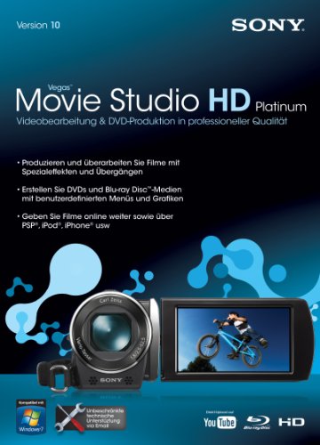 Preisvergleich Produktbild Sony Movie Studio 10 HD Platinum