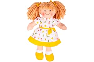 BIGJIGS TOYS Bigjigs Juguetes Zoe 25cm Suave mu?eca de Trapo