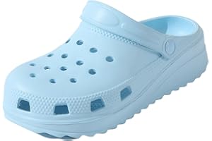 R-ISLAND Zuecos Plataformas para Mujer,Adulto,Hecho con EVA,Ligeras,Genial para Playa,Casa Exterior y Interior.