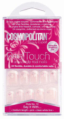 Cosmopolitan Real Touch Amazingly Real Nails Say it with Style 12