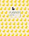 Produktbild Planner 2019-2020: 18 Month Academic Planner. Monthly and Weekly Calendars, Daily Schedule, Important Dates, Mood Tracker, Goals and Thoughts all in One! Rubber Duck Cover.