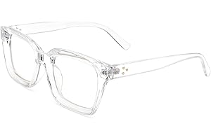 Pro Acme Blaulichtfilter Brille ohne Stärke Damen Herren, Großer Rahmen Blaulichtfilter Brillen Computerbrille