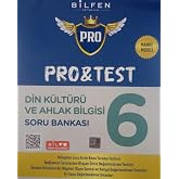 Bilfen Yayıncılık 6. Sınıf Pro&amp;Test Din K&uuml;lt&uuml;r&uuml; ve Ahlak Bilgisi Test Kitabı