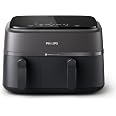 Philips Dual Basket Air Fryer - Cottura Sana, Veloce E Versatile Capacita 9l Touchscreen Design A 2 Cestelli Na350 00 92952094 Philips Dual Basket Air Fryer - Cottura Sana, Veloce E Versatile Capacita 9l Touchscreen Design A 2 Cestelli Na350 00 92952094