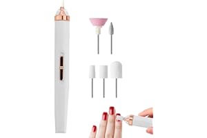 VIGCEBIT Electric Nail File - 2 Adjustable Speeds Portable Nail Drill | Cuticle Trimmer, Handy Nail Polisher Tool, Electric Nail Grinder for Polishing, Sanding Nails