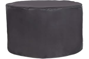 DKLE Housse De Meuble Housse Salon De Jardin Imperméable 155x90cm, Housse De Protection pour Table De Jardin Ronde, Bache Table Jardin 420D, Étanche Housses Meuble Exterieur