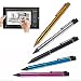 Produktbild myfei Active Kapazitiven Touch Eingabestift, universal Aluminium 2 mm dünn Spitze USB Ladekabel Zeichenstifte für Android Tablet, zufällige Farbe