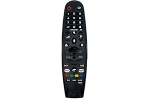 Pilot zastępczy azurano/MAgic Remote do 2018 LG Smart TV - AN-MR18BA, AGF79298801 - Funkcja głosu i myszy - Przyciski wideo Netflix i Amazon