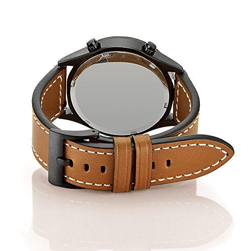 EloBeth für Samsung Gear S3 Frontier / Classic Watch Armband – Leder Sportarmband Uhr Band Strap Erstatzband Uhrenarmband für Samsung Gear S3 Classic/Frontier Samrtwatch,(Nicht für Gear S2 Classic) - 6