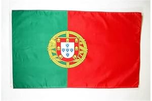 AZ FLAG Drapeau Portugal 90x60cm - Drapeau Portugais 60 x 90 cm - Drapeaux