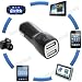 Produktbild Universal Doppel Auto USB Ladegerät für Alle Handys Smartphone MP3 Player Tablet PC´s, Navigation Geräte 2x USB 1.0A und 2.1A